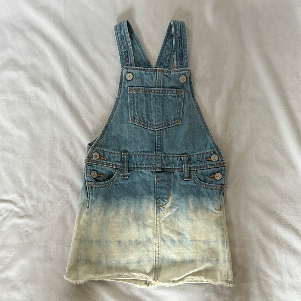 Old Navy Girls’ dip dye bib overall dress size 5